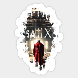 SAW X ( saw 10 )Tobin Bell as John Kramer movie graphic design poster Sticker